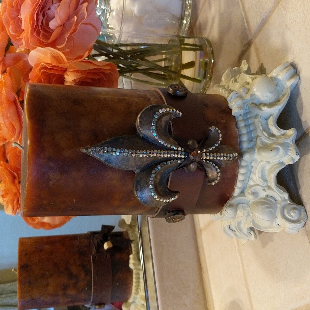 Chrome Angels Swarovski crystal candle - Picture 7 of 10